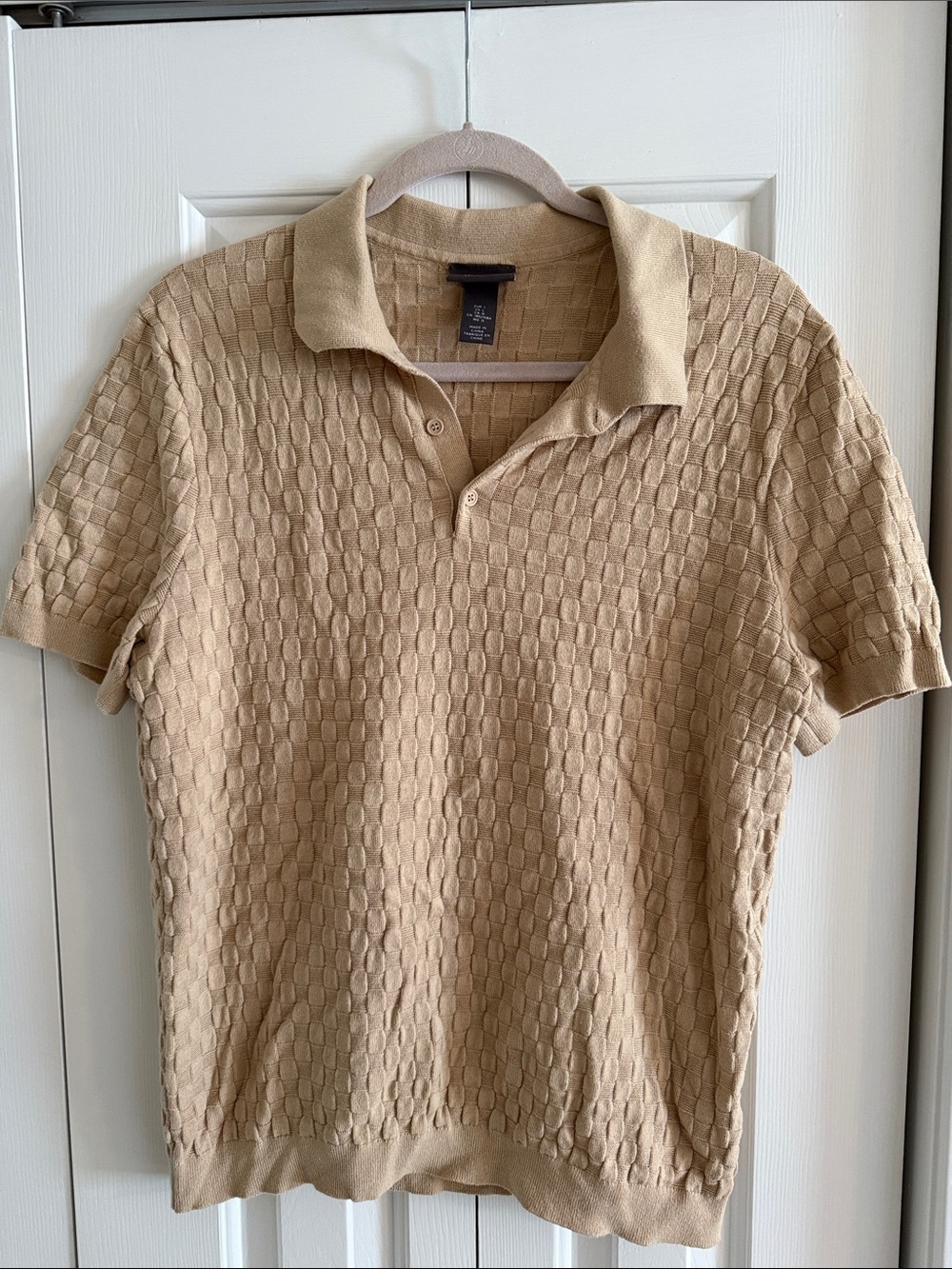Men’s H&M Textured Polo Shirt